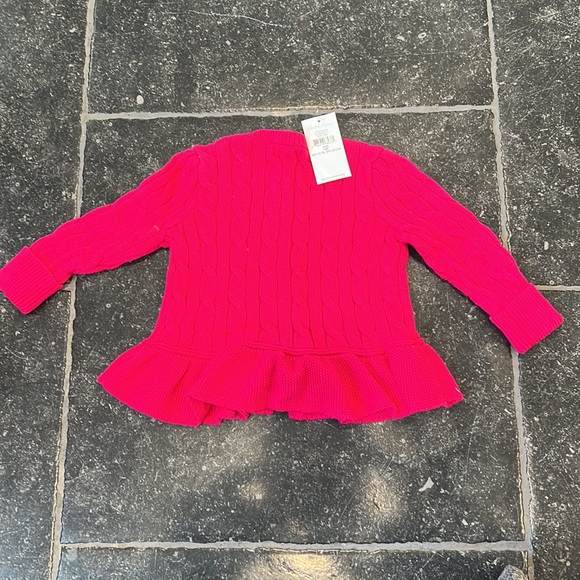 Pink Ralph Lauren Baby Girl Sweater - Picture 2 of 3